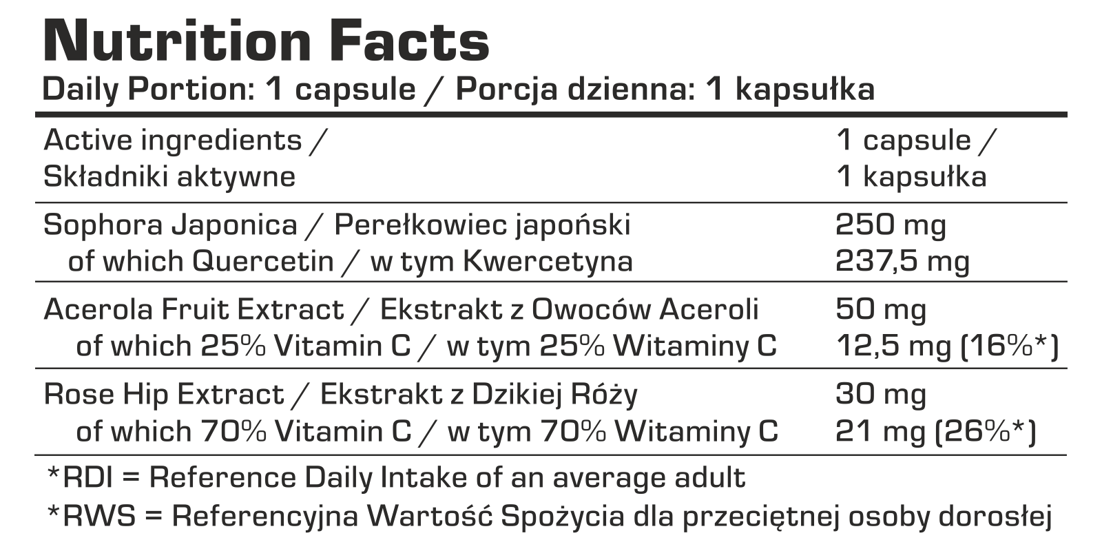 7Nutrition - QUERCETIN 90 vege caps