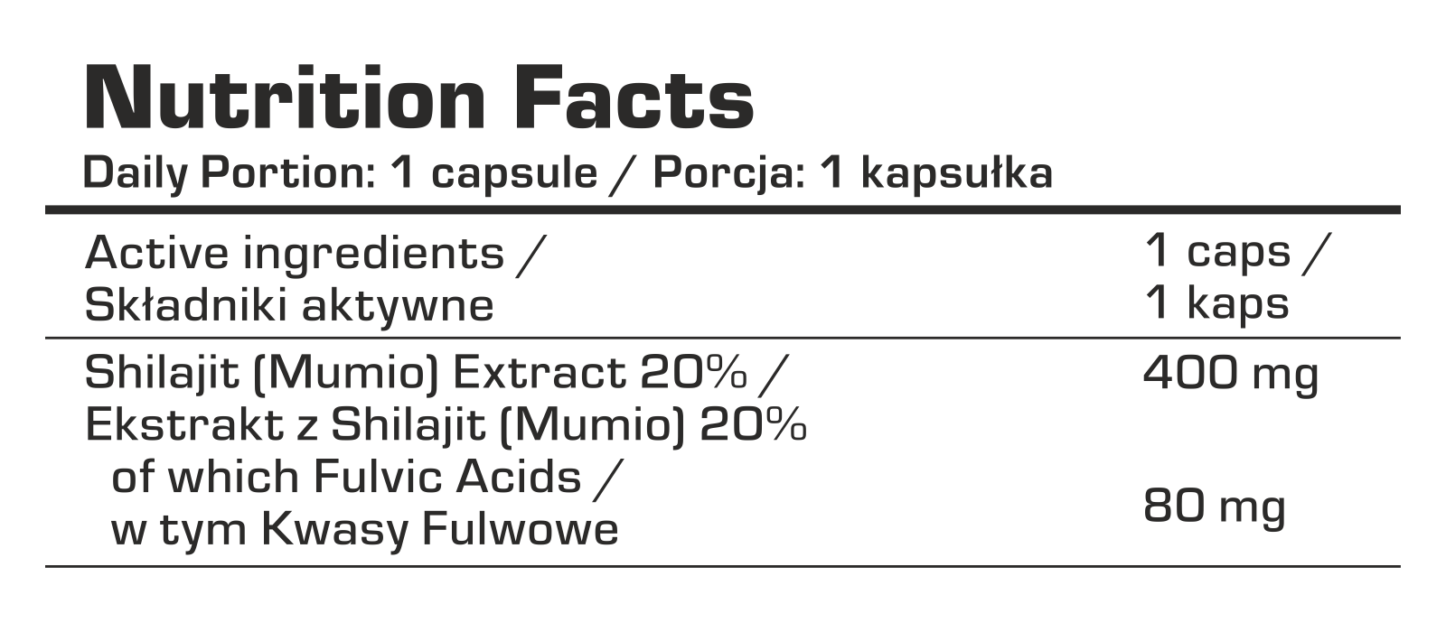 7Nutrition - SHILAJIT MUMIO 120 vege caps