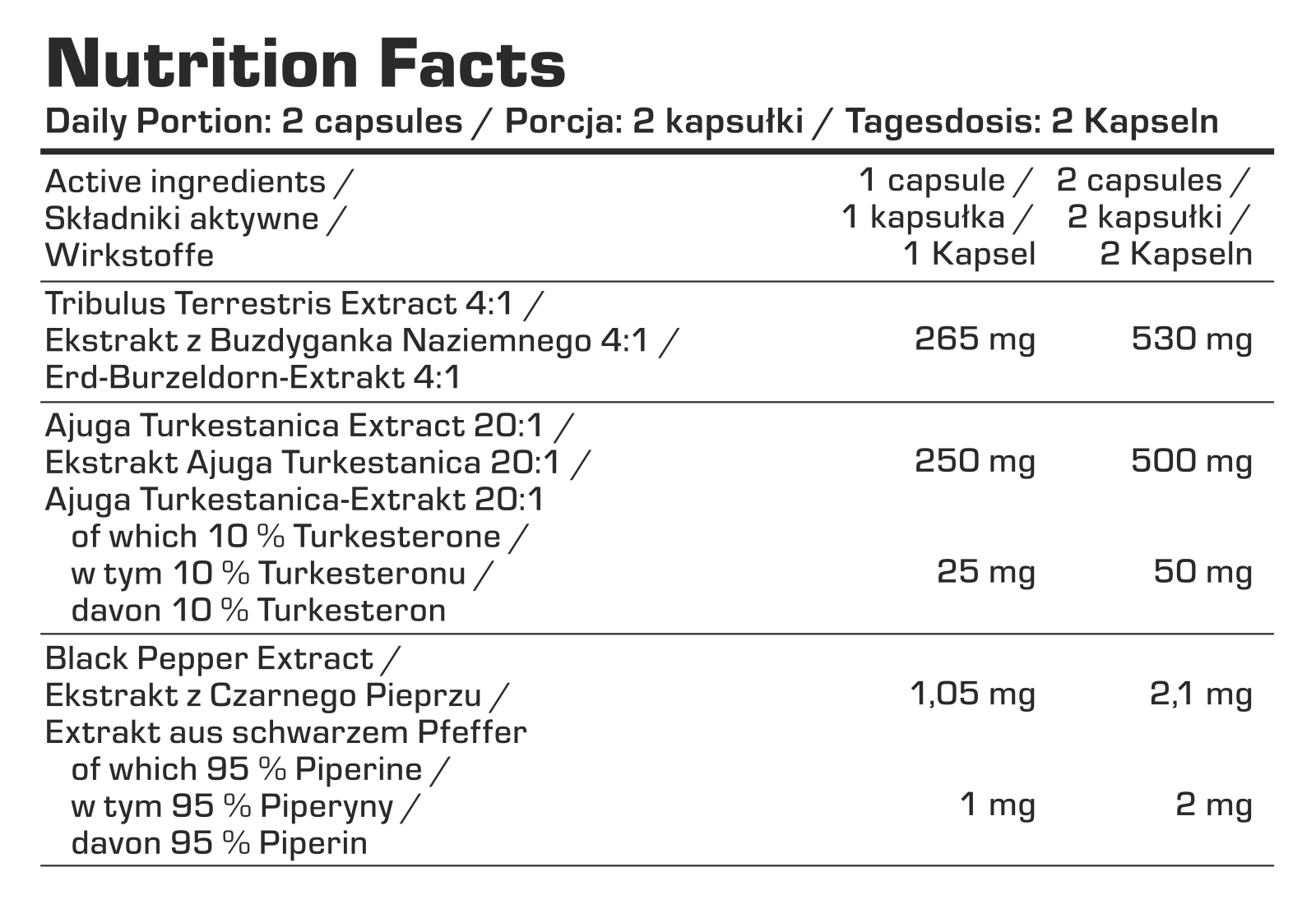 7Nutrition - Testo Blast - 120 vege caps
