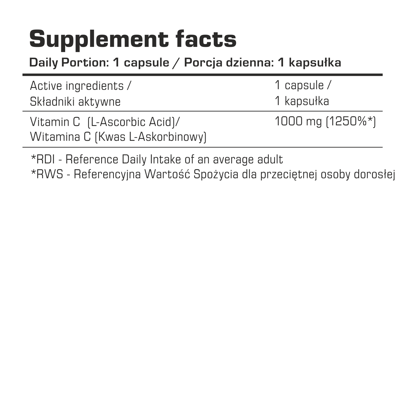 7Nutrition - Vitamin C 1000 90 caps