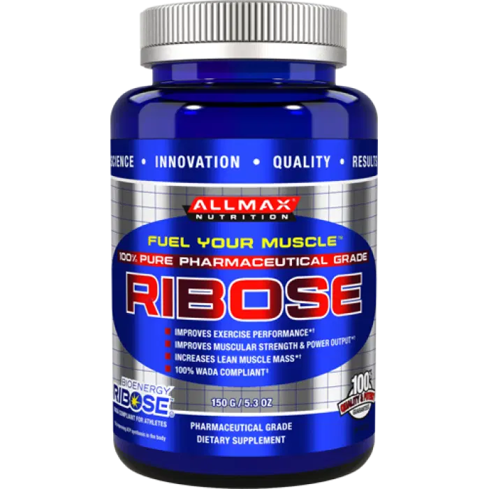 AllMax Nutrition AllMax - Ribose / 150gr. преден изглед на опаковката