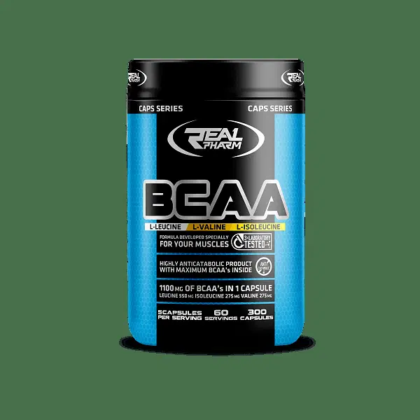 BCAA 1100mg Real Pharm 300 капсули