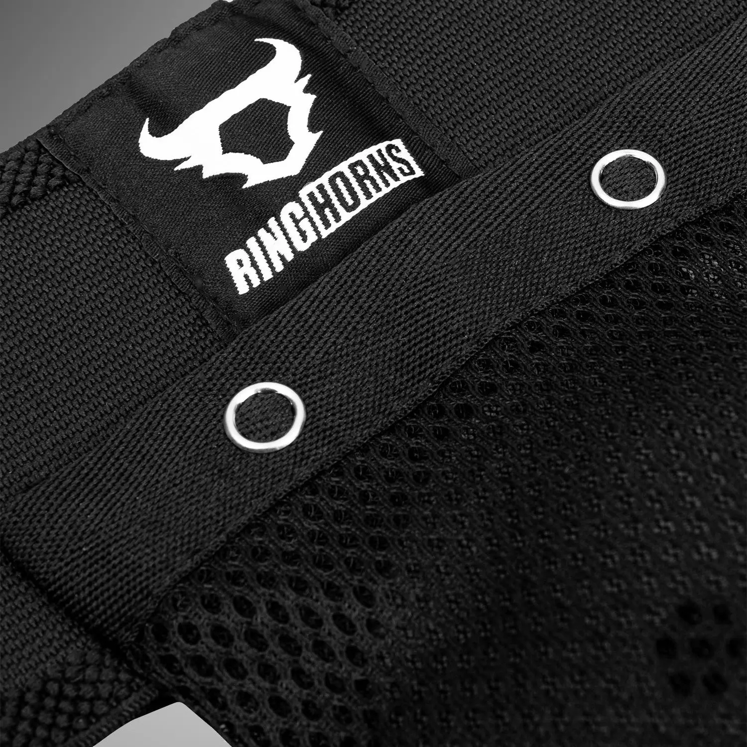 Ringhorns Charger by Venum Groin Guard and Jockstrap – Black, етикет с лого
