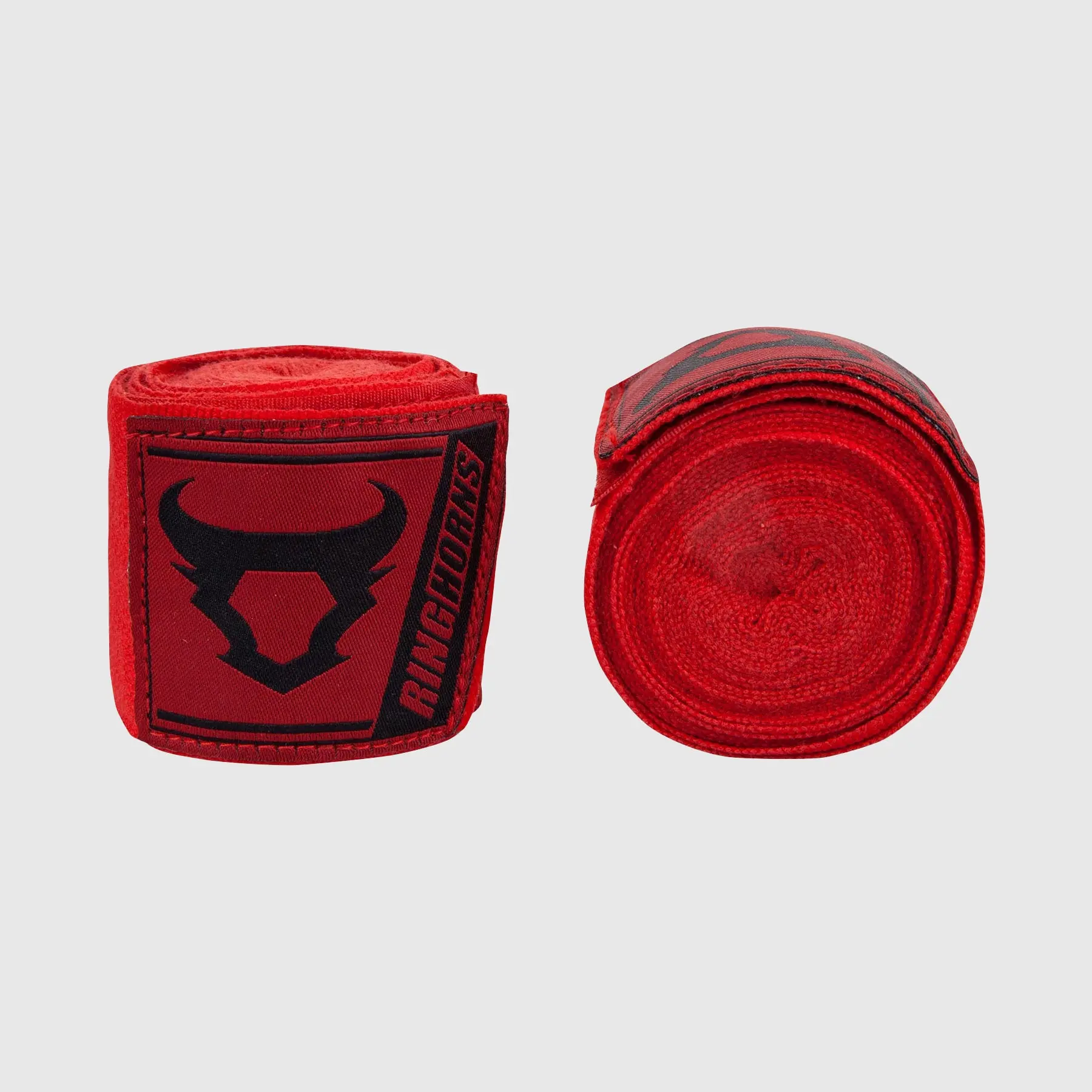 Ringhorns Charger by Venum Hand Wraps - 2.5 Meters - Red, преден и страничен изглед