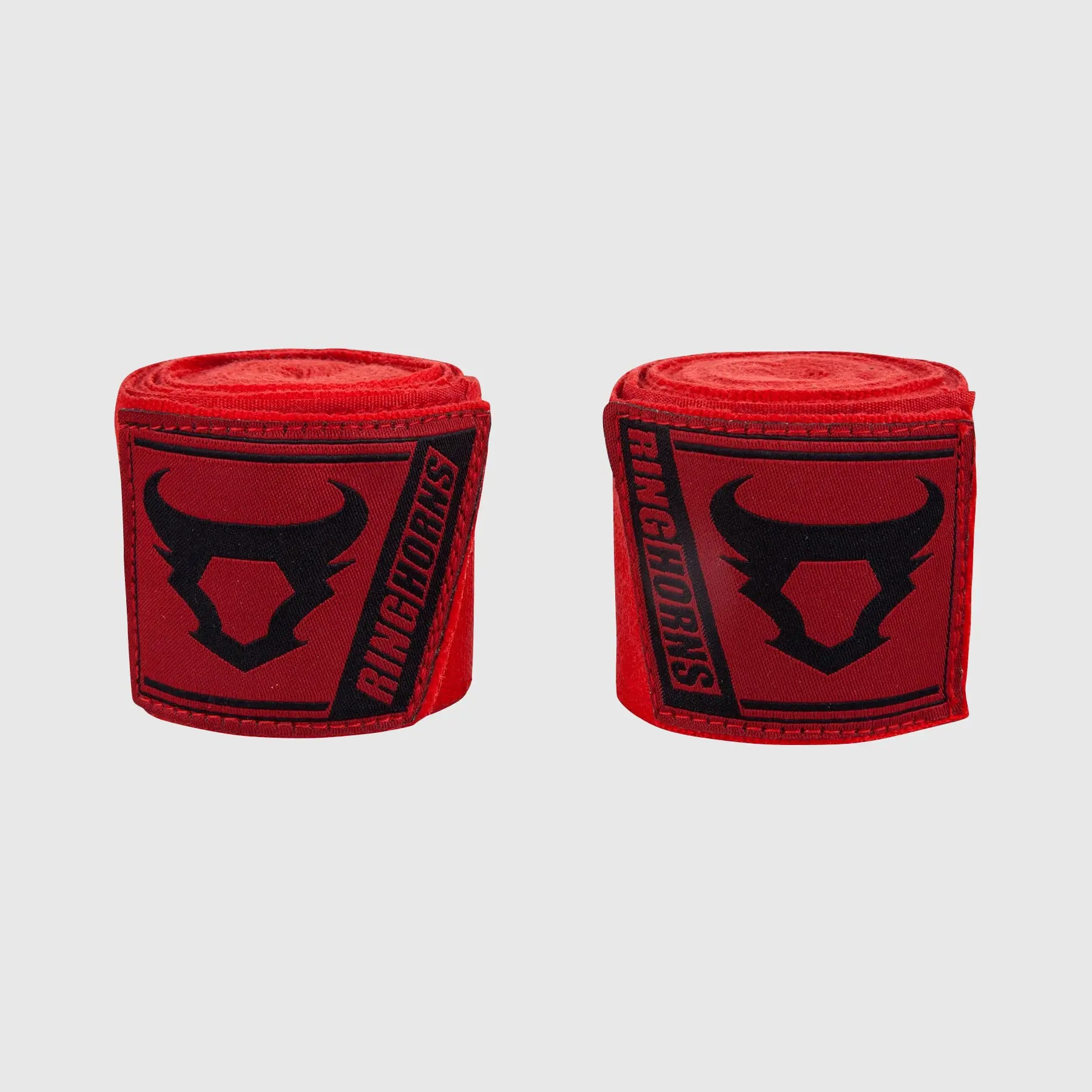 Ringhorns Charger by Venum Hand Wraps - 4 Meters - Red, преден изглед на два етикета