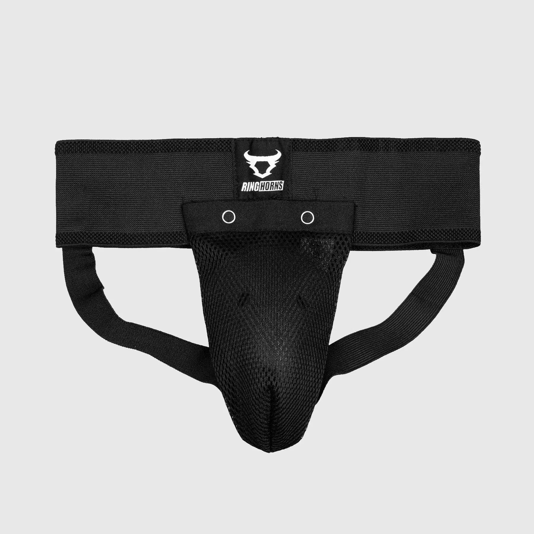 Ringhorns Charger by Venum Kids Groin Guard and Jockstrap – Black