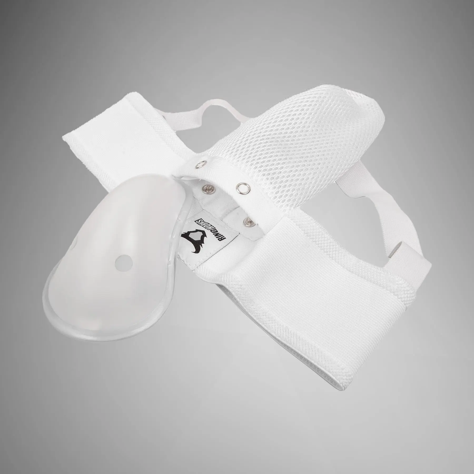 Ringhorns Charger by Venum Kids Groin Guard and Jockstrap – White, с поставена защита