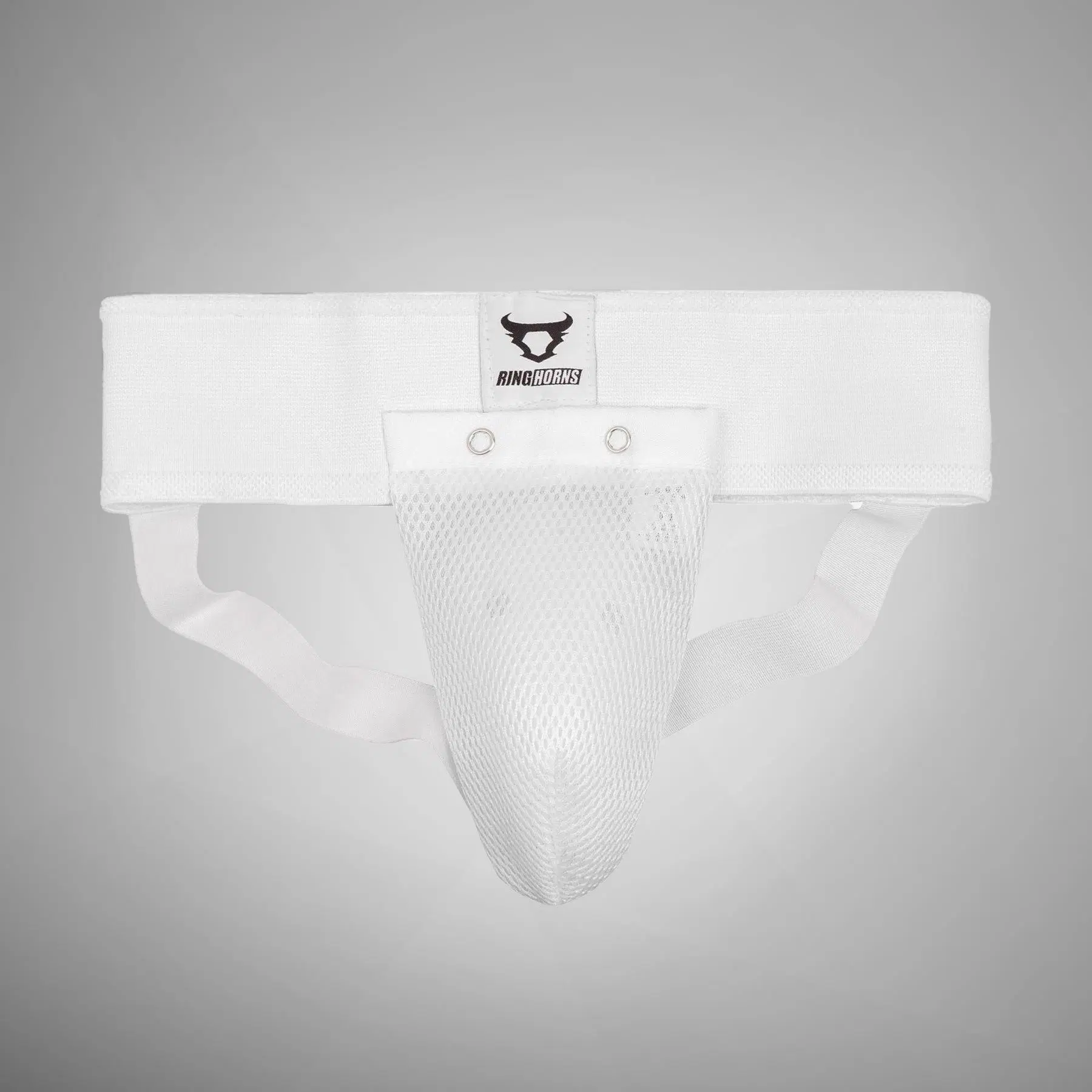 Ringhorns Charger by Venum Kids Groin Guard and Jockstrap – White