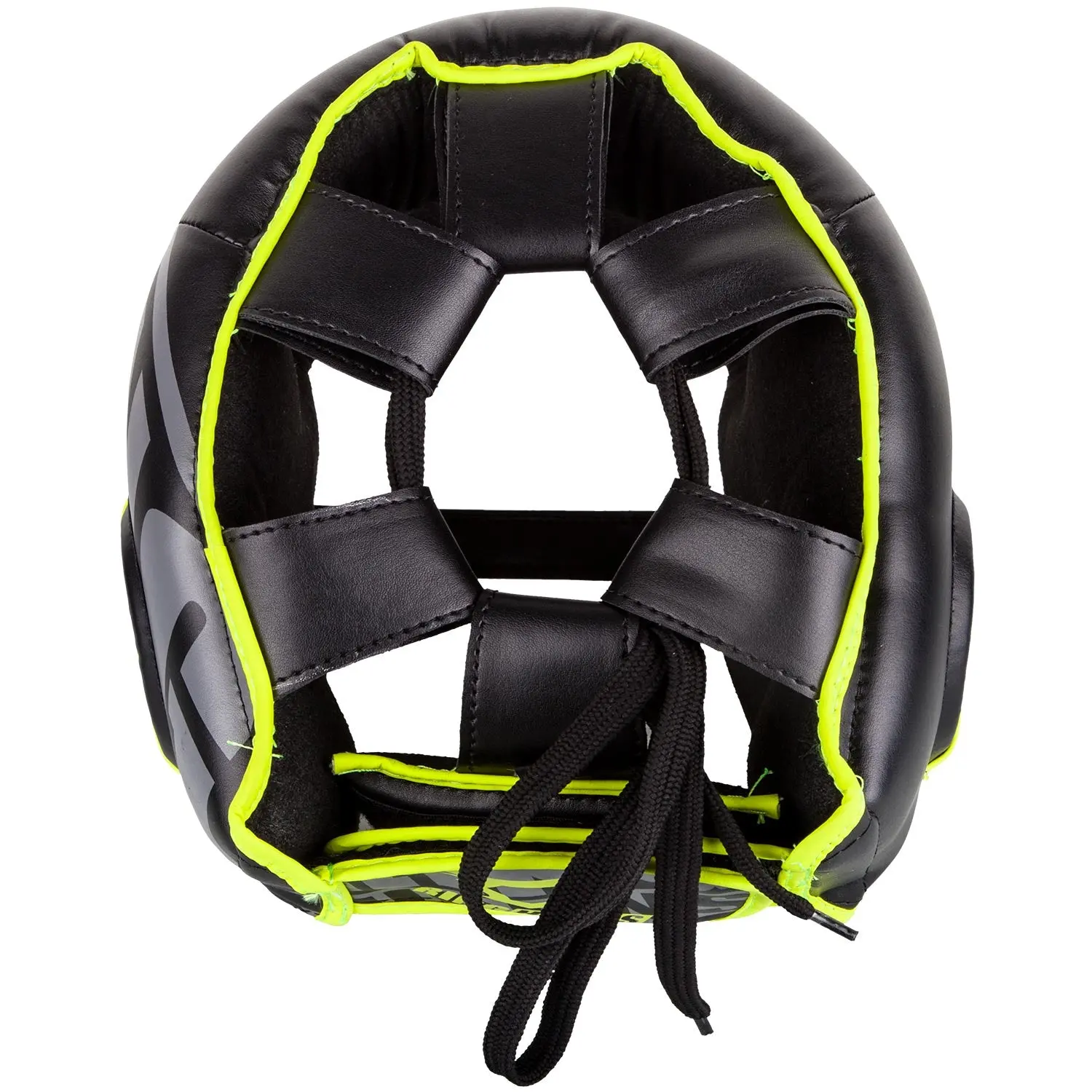 Ringhorns Nitro Headgear-Black/Neo Yellow изглед отгоре