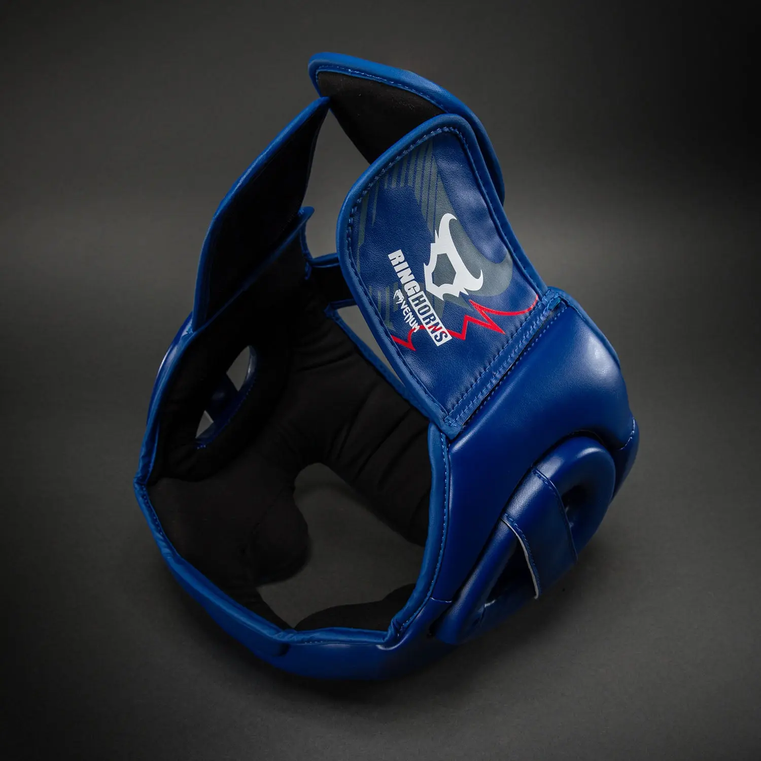 Ringhorns Charger by Venum Headgear - Navy Blue/Red отворен изглед