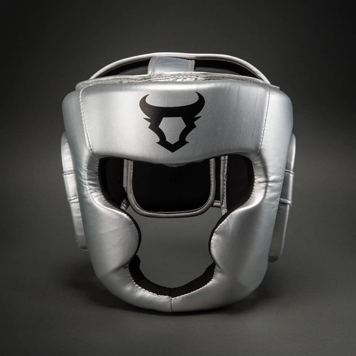 Ringhorns Charger by Venum Headgear- Silver/Black