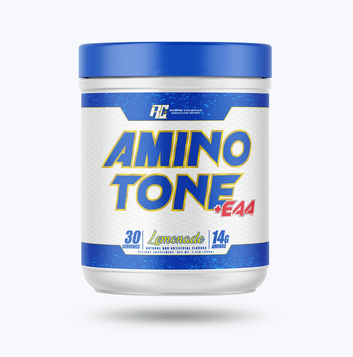 Опаковка Ronnie Coleman Amino Tone EAA Sour Apple 30 дози