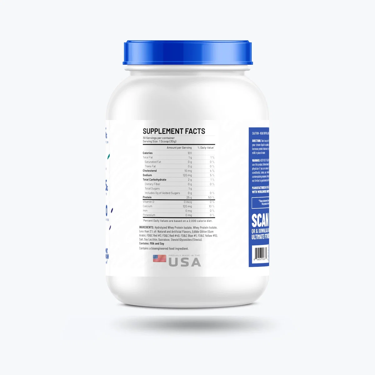 Изображение на Ronnie Coleman Iso Tropic Max 2lbs, показващо разфасовката и общия дизайн на продукта.