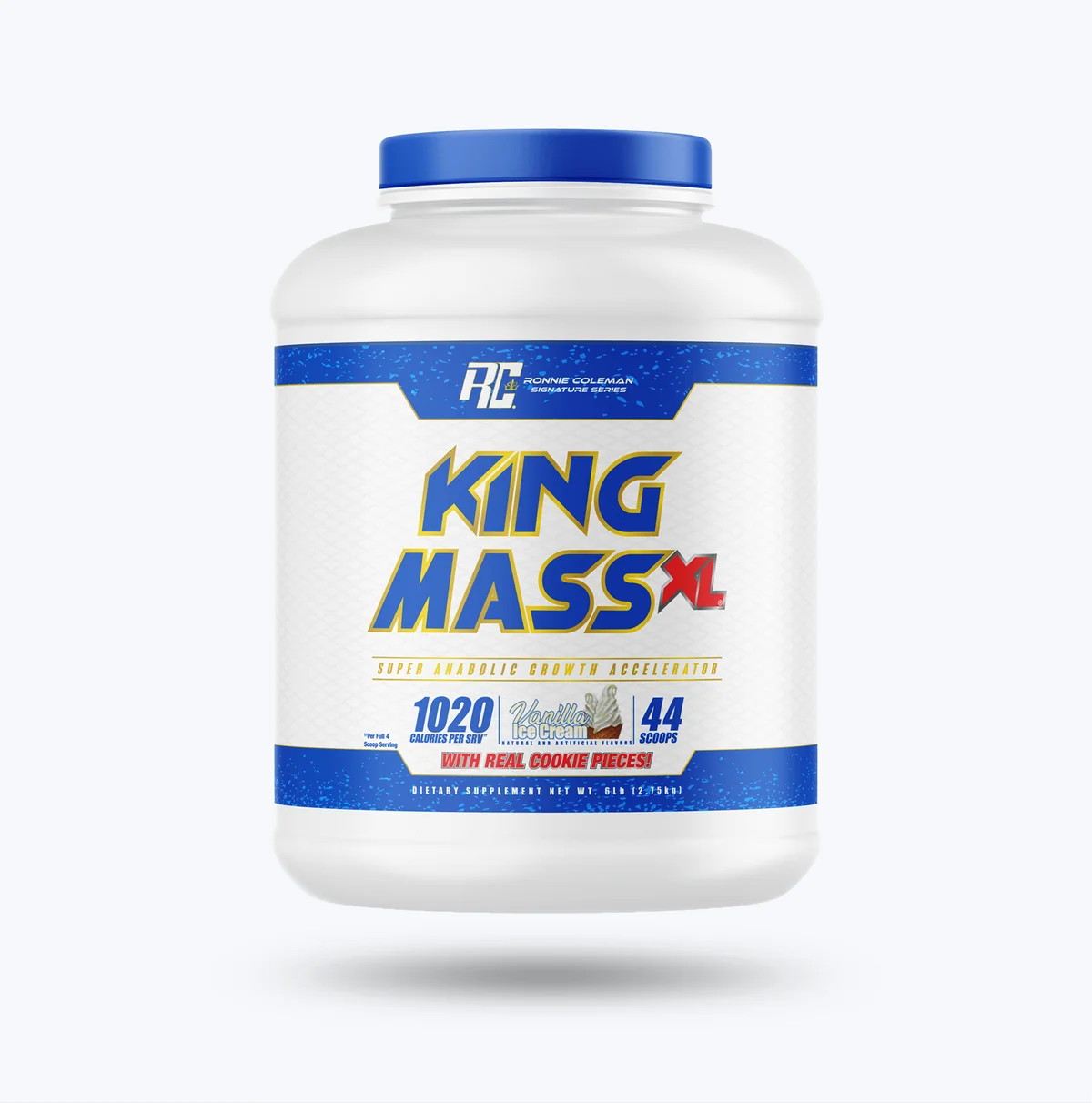 Ronnie Coleman King Mass XL 6lbs - опаковка с вкус Vanilla Ice Cream