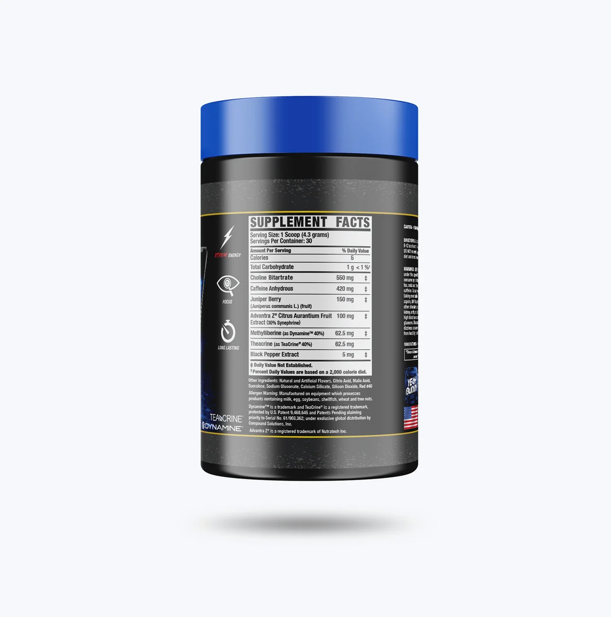 Всички налични вкусове на Ronnie Coleman Yeah Buddy Xtreme, подредени