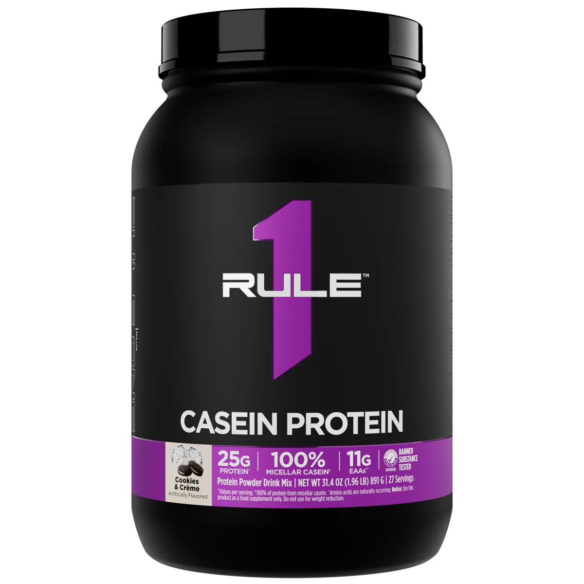 Rule 1 R1 Casein Protein 2 lb — Бисквити и крем