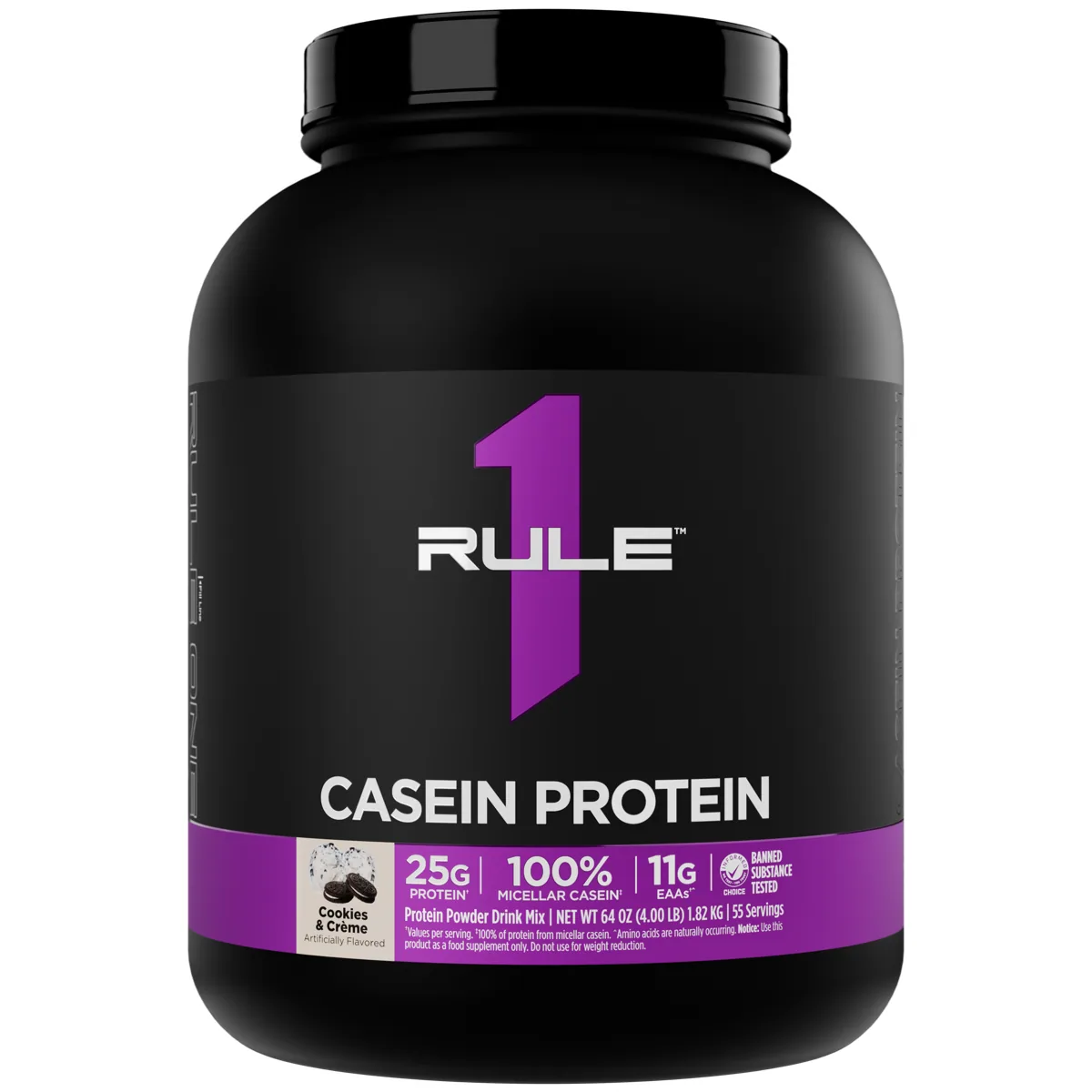 Rule 1 R1 Casein Protein 4 lb — Бисквити и крем
