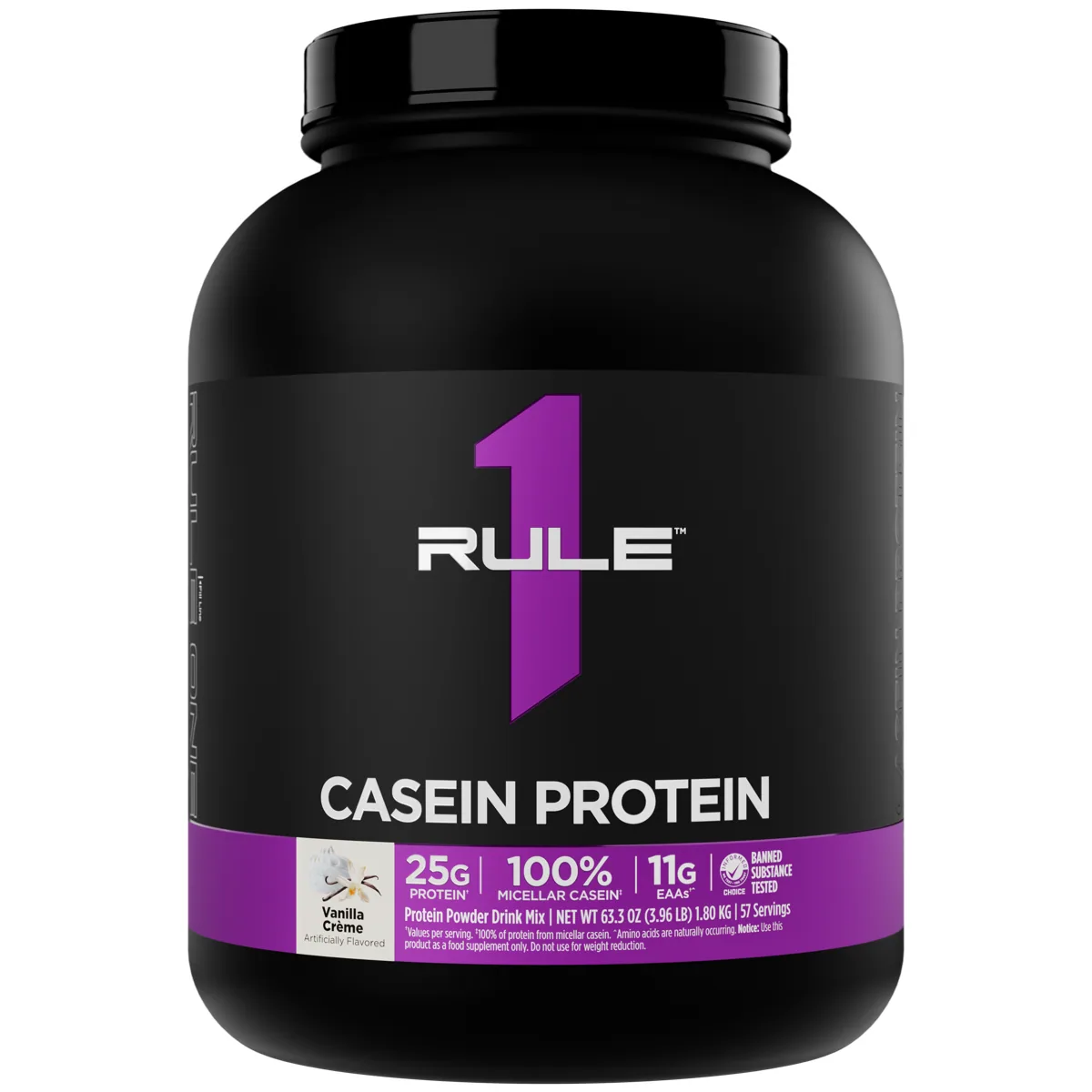 Rule 1 R1 Casein Protein 4 lb — Ванилия крем