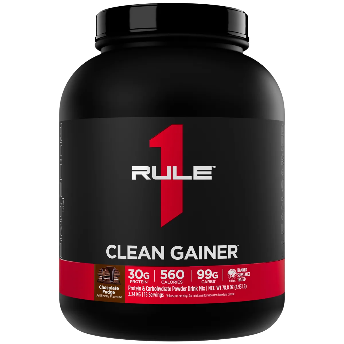 Rule 1 R1 Clean Gainer 15 дози — Шоколадов фъдж