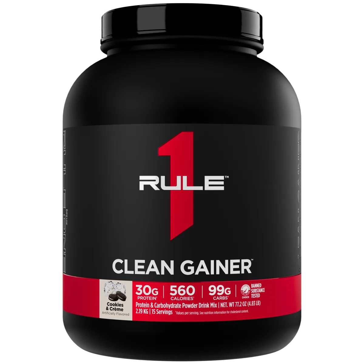 Rule 1 R1 Clean Gainer 15 дози — Бисквити и крем