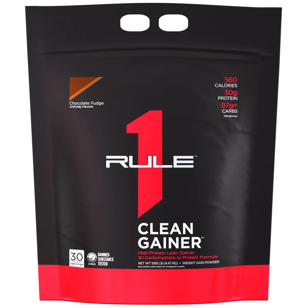 Rule 1 R1 Clean Gainer 30 дози — Шоколадов фъдж