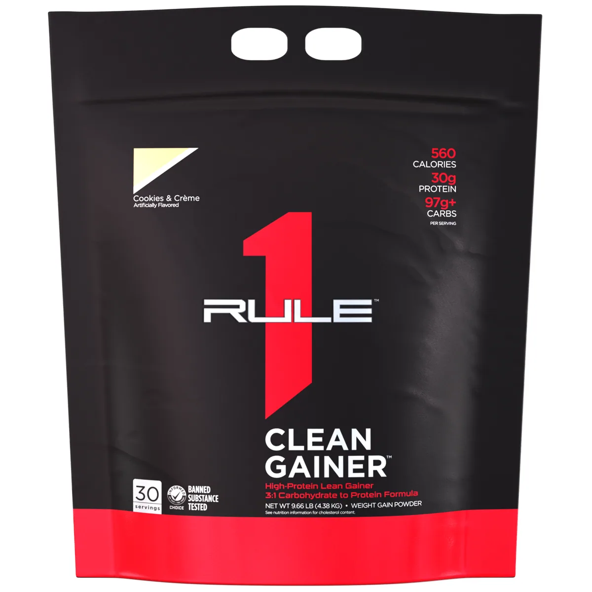 Rule 1 R1 Clean Gainer 30 дози — Бисквити и крем