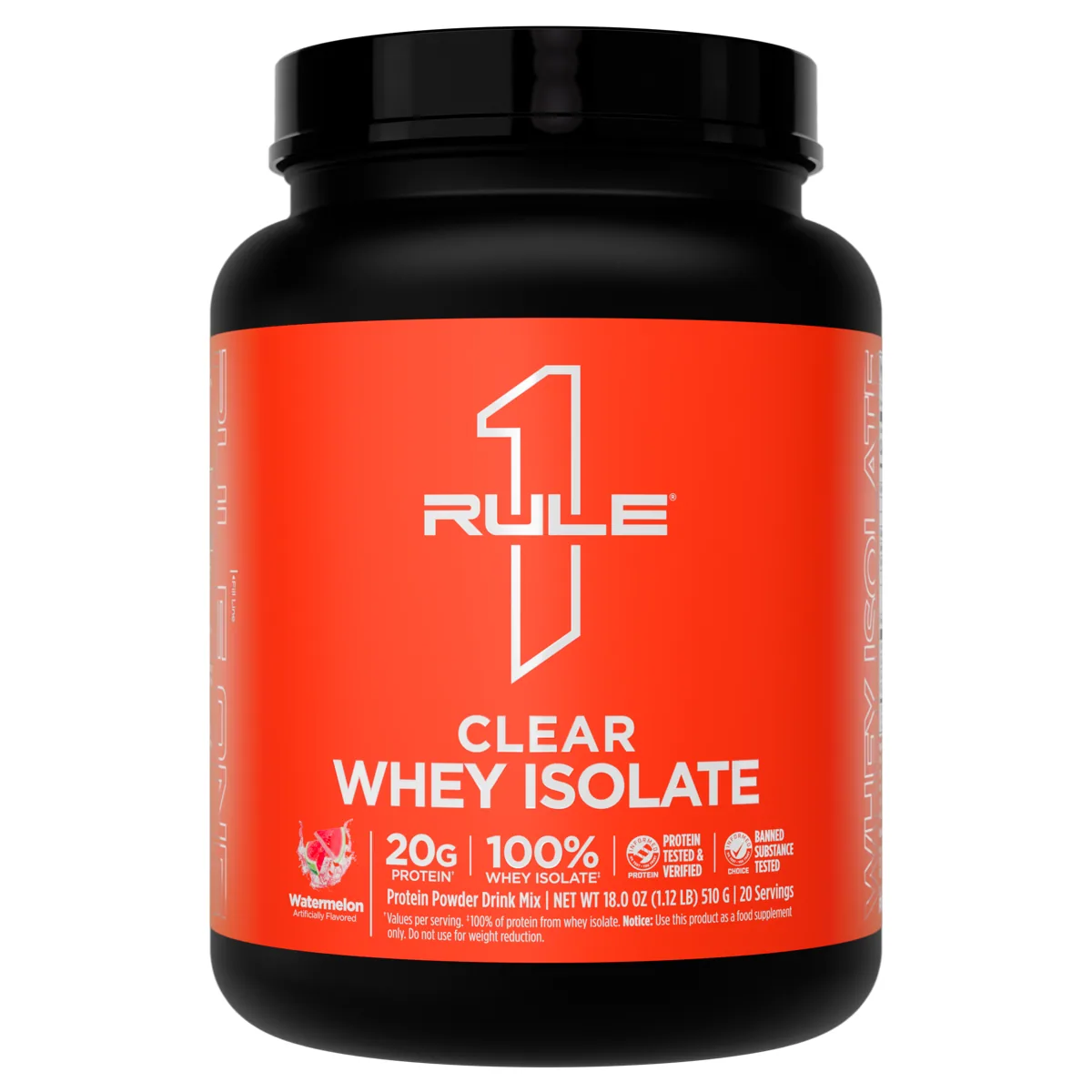 Rule 1 R1 Clear Whey Isolate 20 дози — Диня