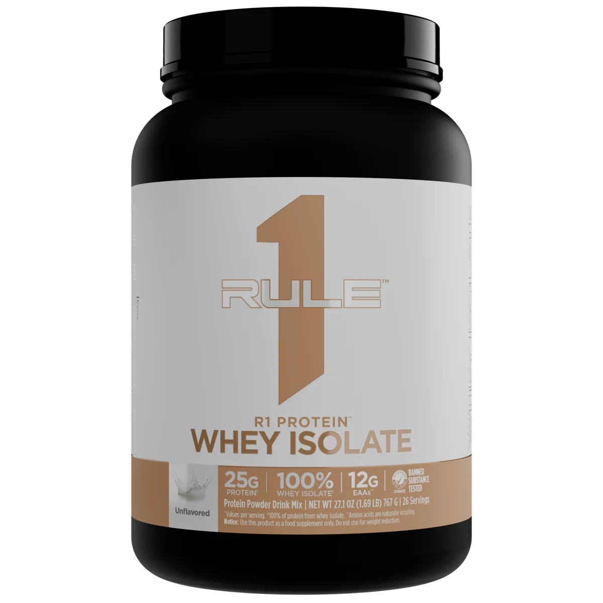 Rule 1 R1 Naturally Flavored Whey Isolate 1.5 lb