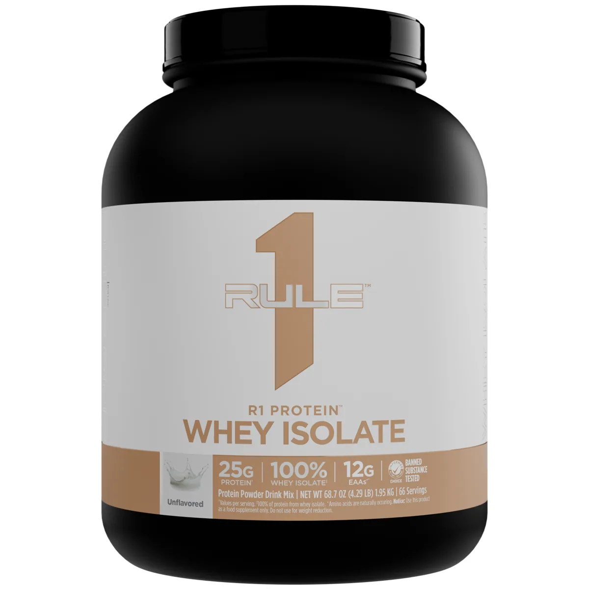 Rule 1 R1 Naturally Flavored Whey Isolate 4 lb
