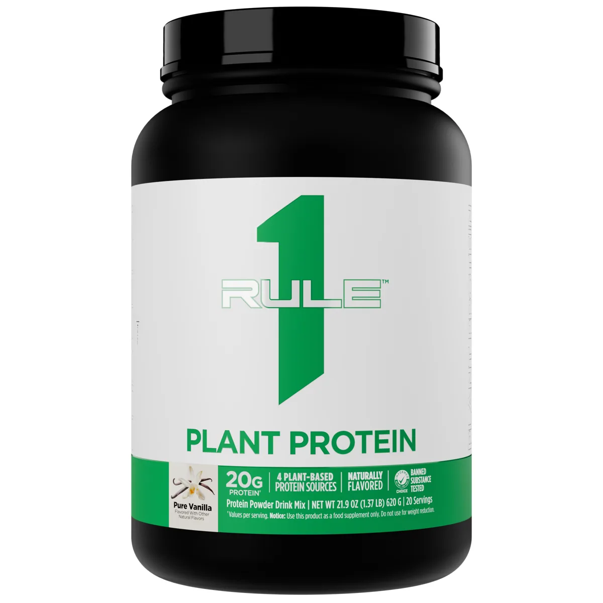 Rule 1 R1 Plant Protein 20 дози — Чиста ванилия