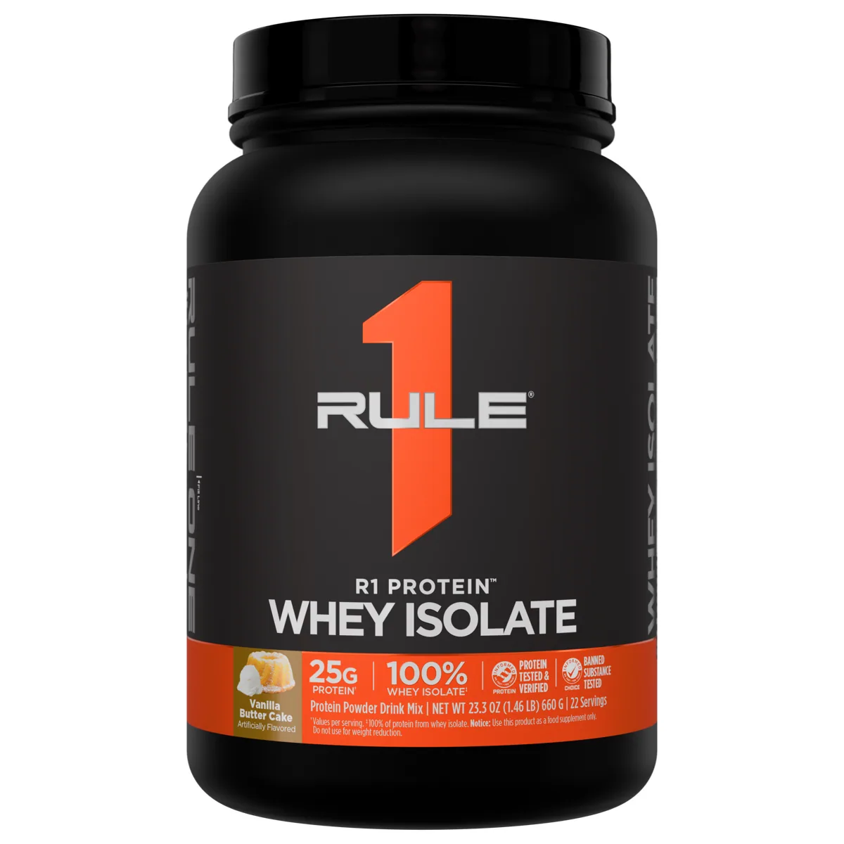 Rule 1 R1 Protein Whey Isolate 1.5 lb — Ванилов кейк