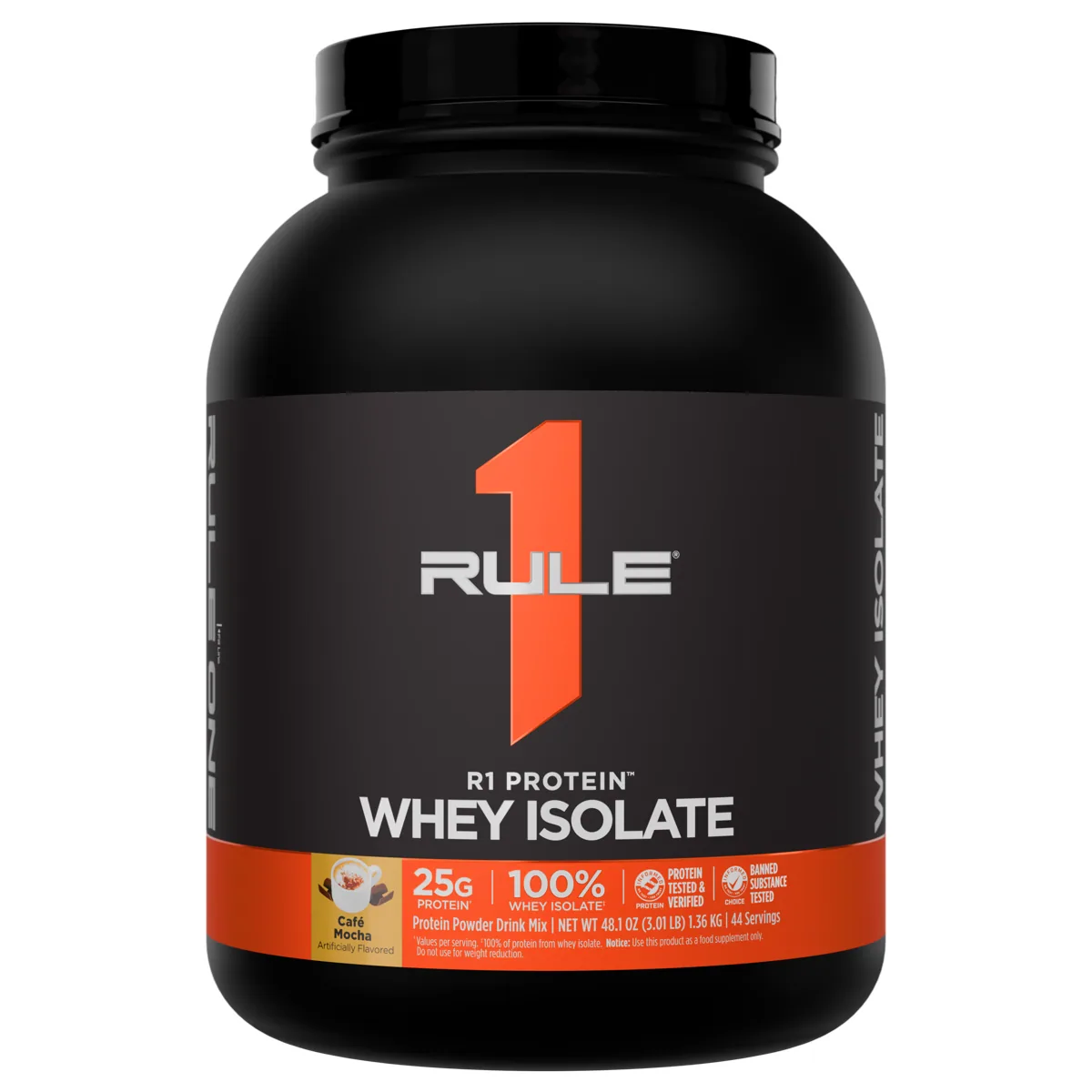 Rule 1 R1 Protein Whey Isolate 3 lb — Кафе мока