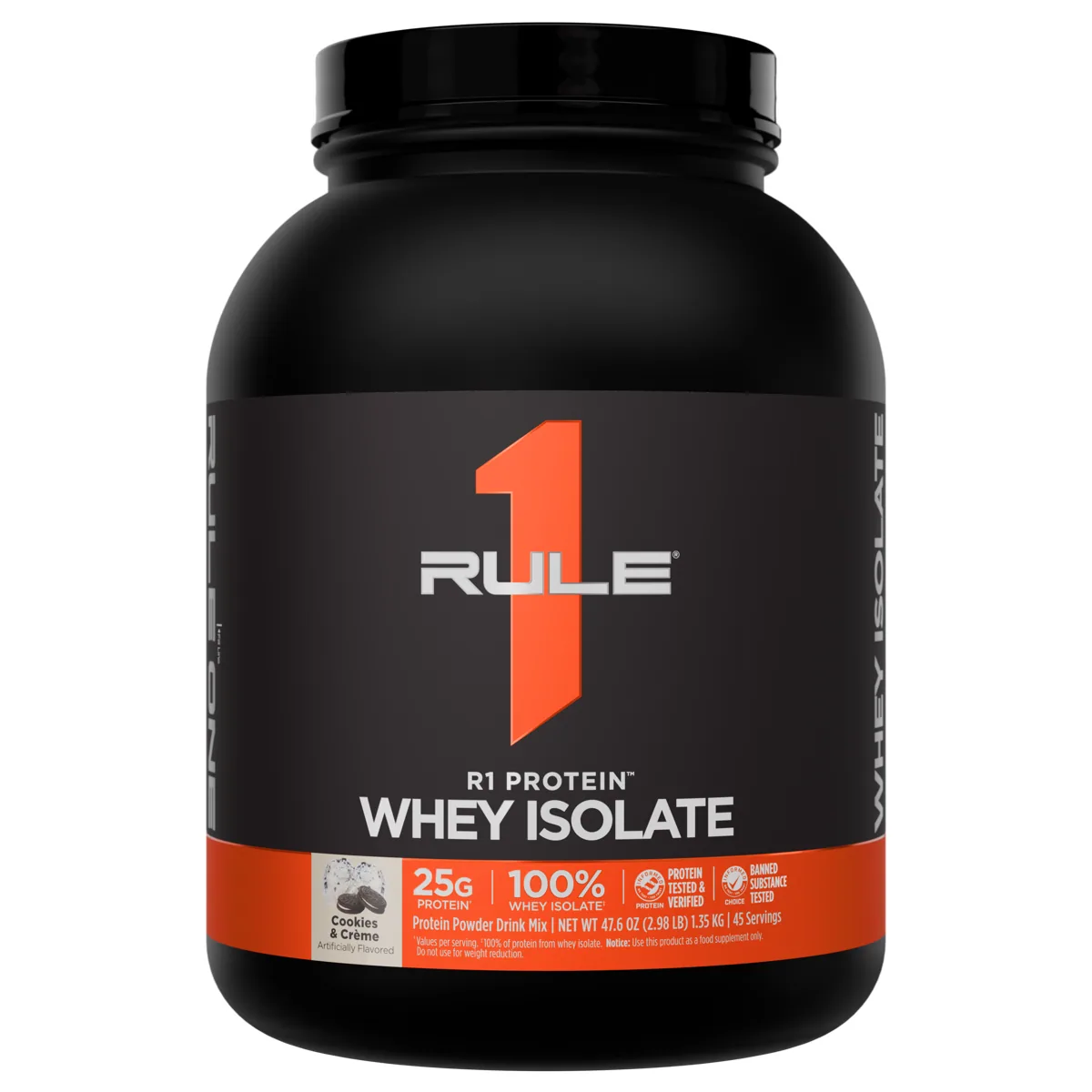 Rule 1 R1 Protein Whey Isolate 3 lb — Бисквити и крем