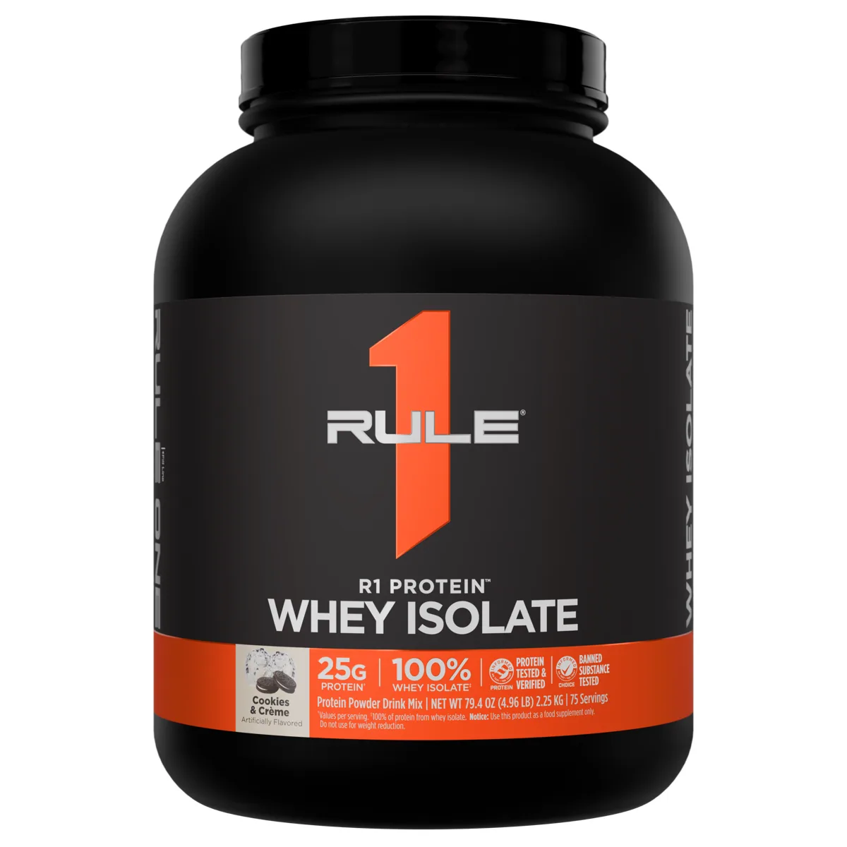 Rule 1 R1 Protein Whey Isolate 5 lb — Бисквити и крем