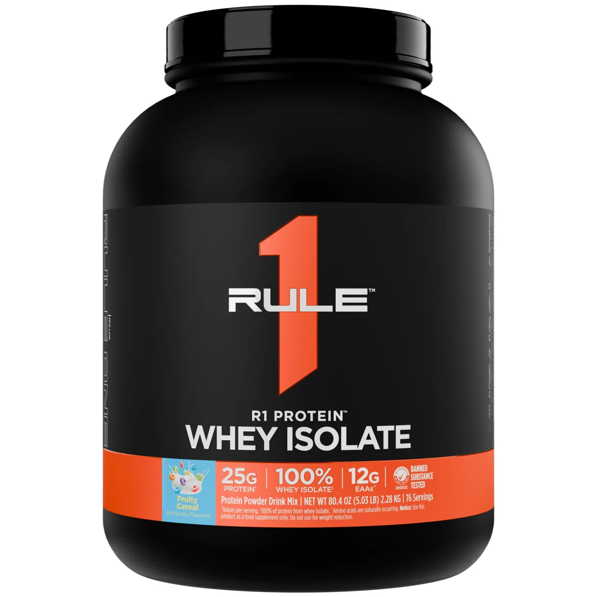 Rule 1 R1 Protein Whey Isolate 5 lb — Плодови зърнени
