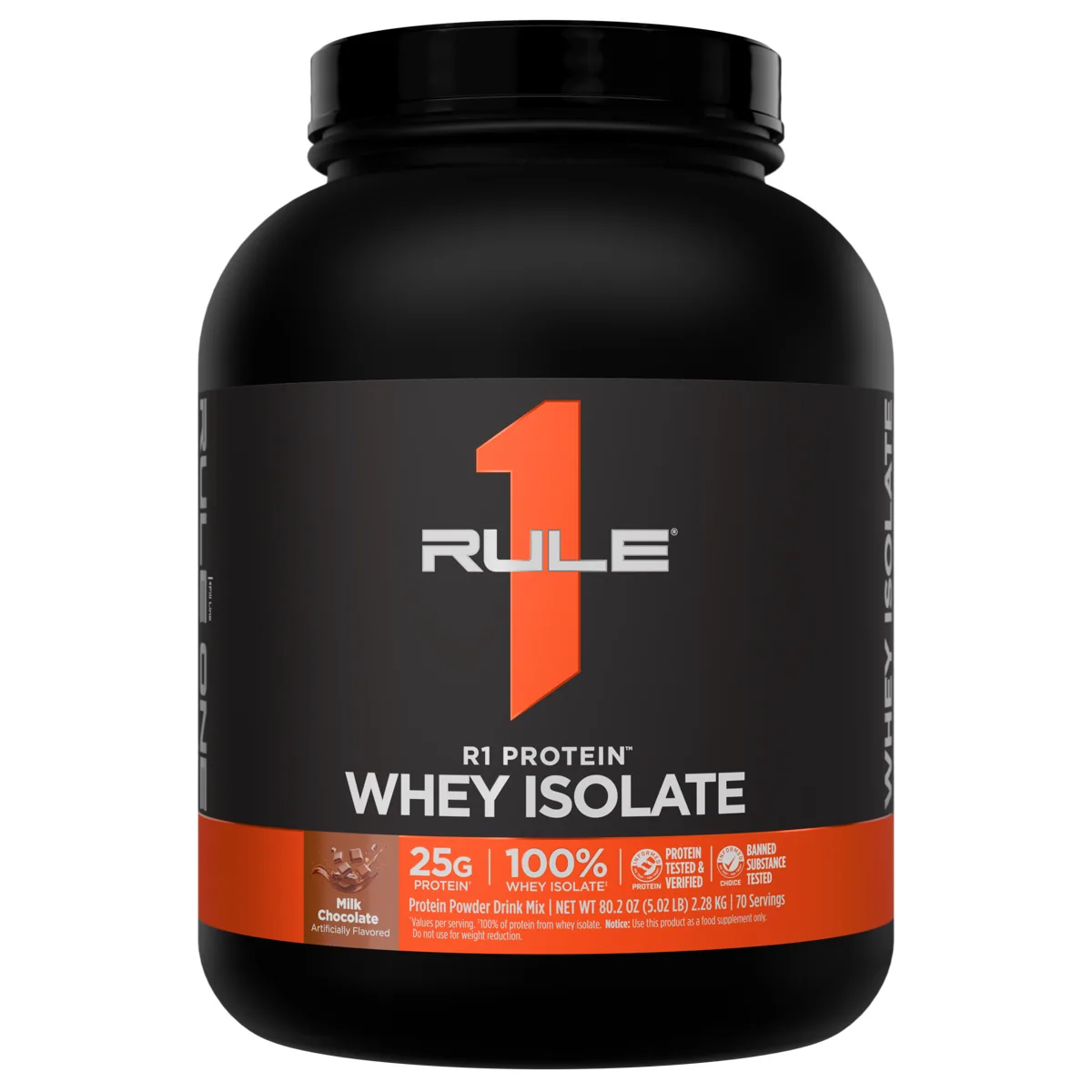 Rule 1 R1 Protein Whey Isolate 5 lb — Млечен шоколад