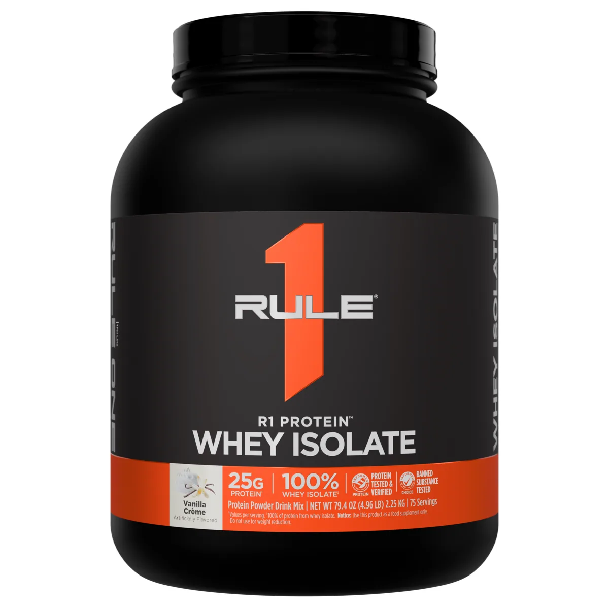 Rule 1 R1 Protein Whey Isolate 5 lb — Ванилия крем