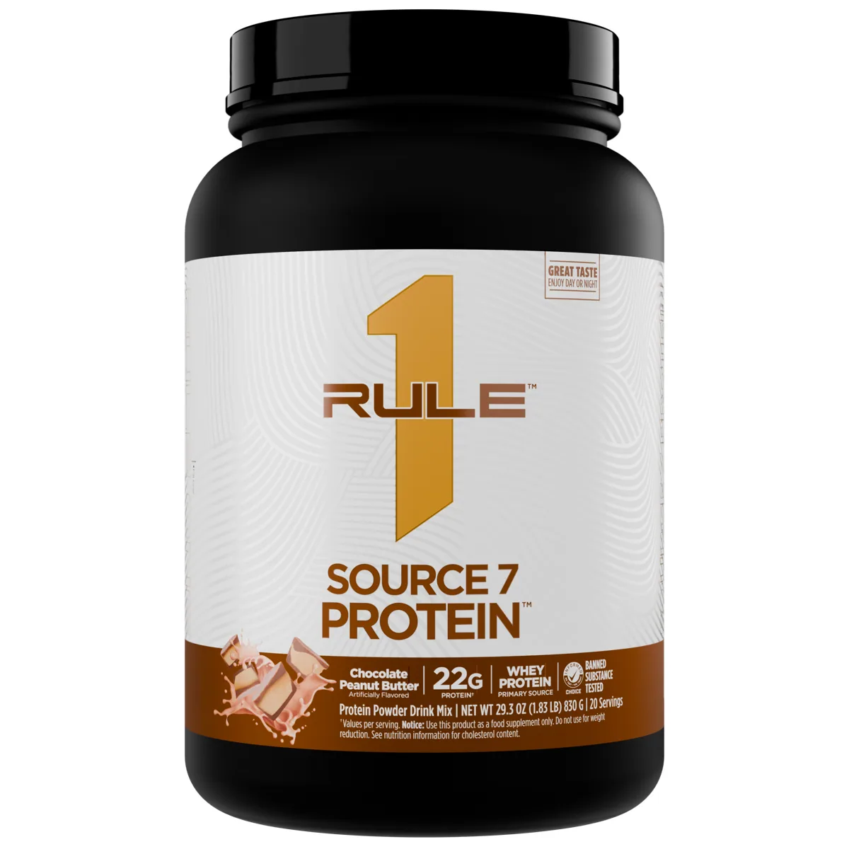 Rule 1 R1 Source 7 Protein 1.8 lb — Шоколад и фъстъчено масло