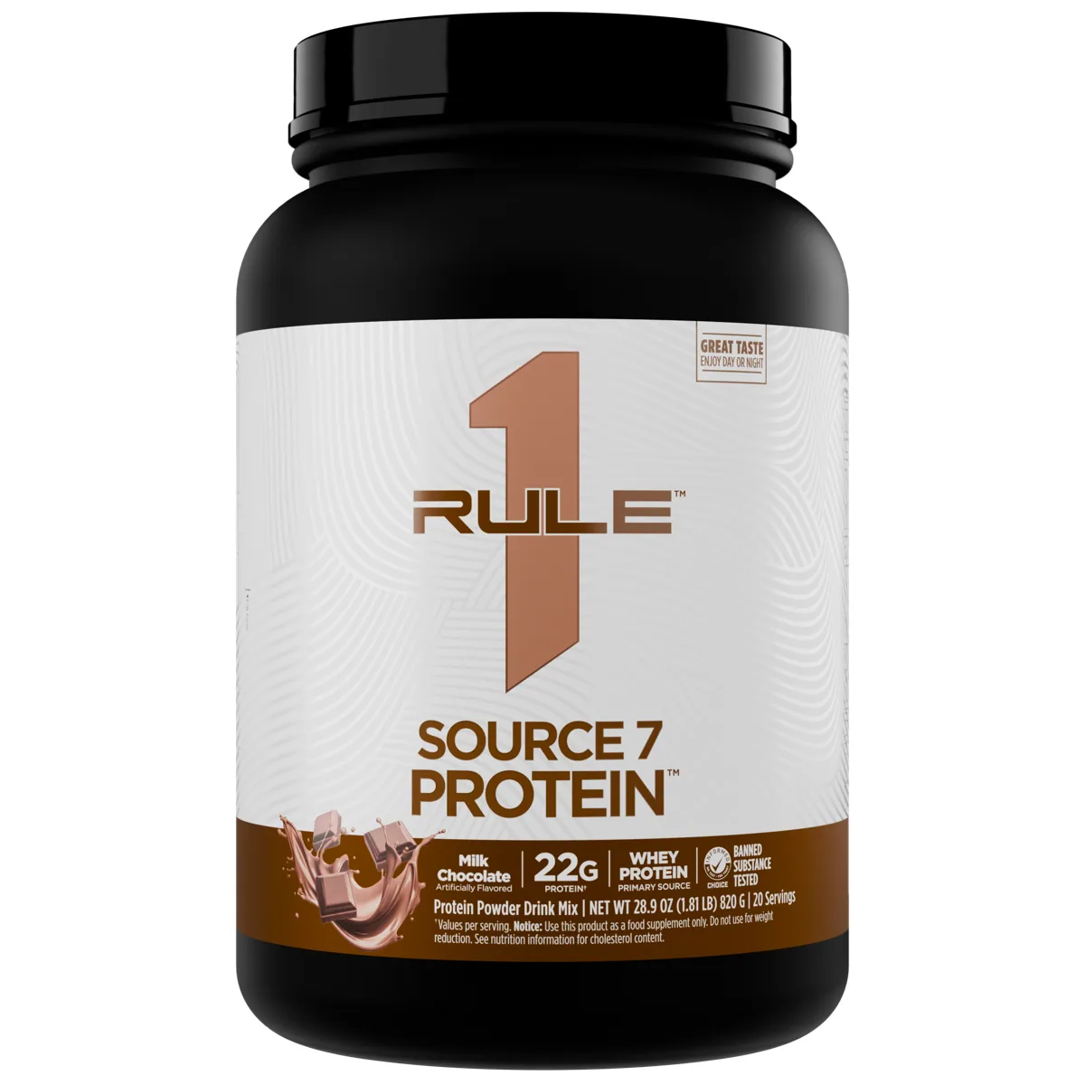 Rule 1 R1 Source 7 Protein 1.8 lb — Млечен шоколад