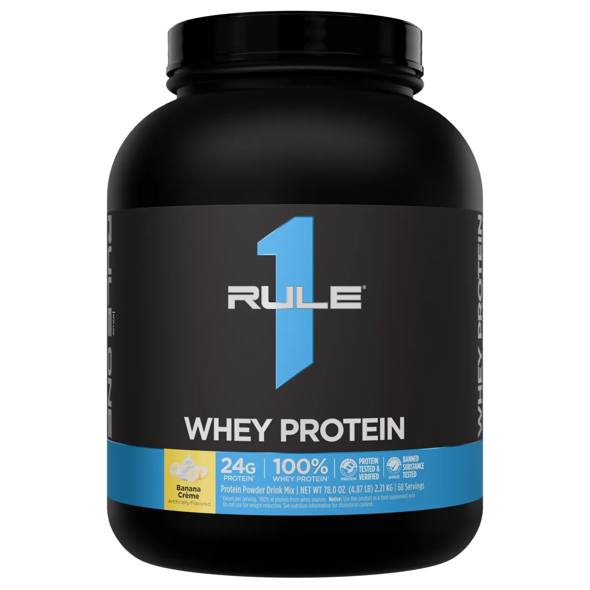 Rule 1 R1 Whey Protein 5 lb — Банан крем