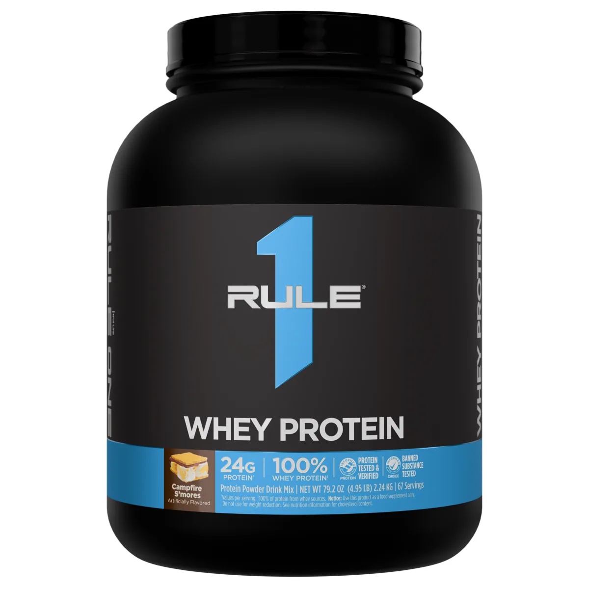 Rule 1 R1 Whey Protein 5 lb — Смоърс на огън