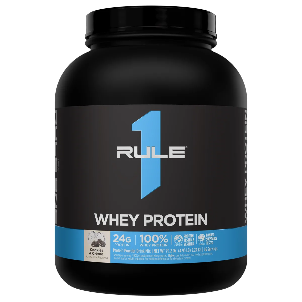 Rule 1 R1 Whey Protein 5 lb — Бисквити и крем