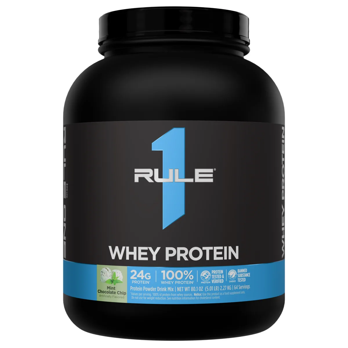 Rule 1 R1 Whey Protein 5 lb — Мента и шоколад