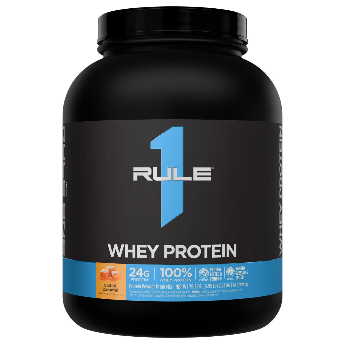 Rule 1 R1 Whey Protein 5 lb — Солен карамел