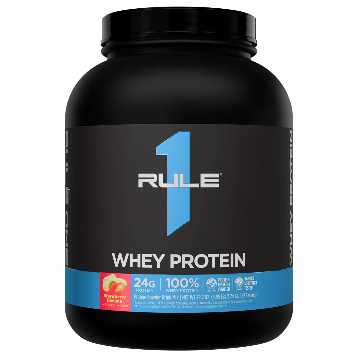 Rule 1 R1 Whey Protein 5 lb — Ягода и банан