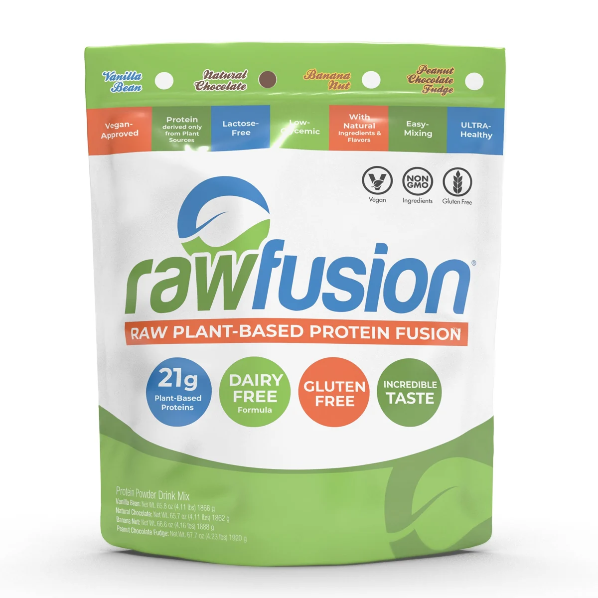SAN SAN RawFusion 4 lb — Натурален шоколад, опаковка