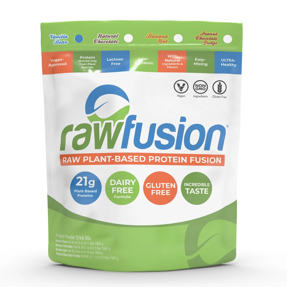 SAN SAN RawFusion 4 lb — Ванилия, опаковка