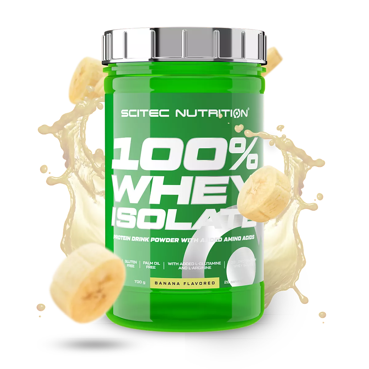 Опаковка на Scitec Nutrition 100% Whey Isolate (0,7 kg) с вкус ягода