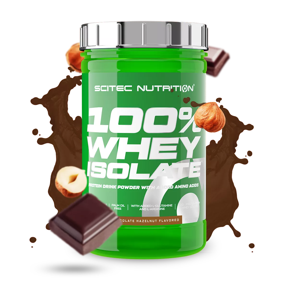 Опаковка на Scitec Nutrition 100% Whey Isolate (0,7 kg) с вкус ягода-бял шоколад