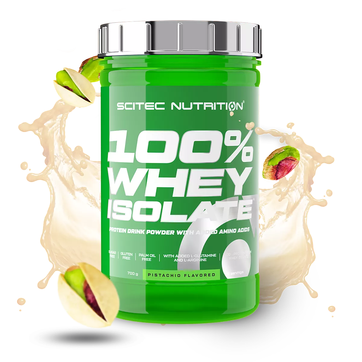 Опаковка на Scitec Nutrition 100% Whey Isolate (0,7 kg) с вкус ванилия